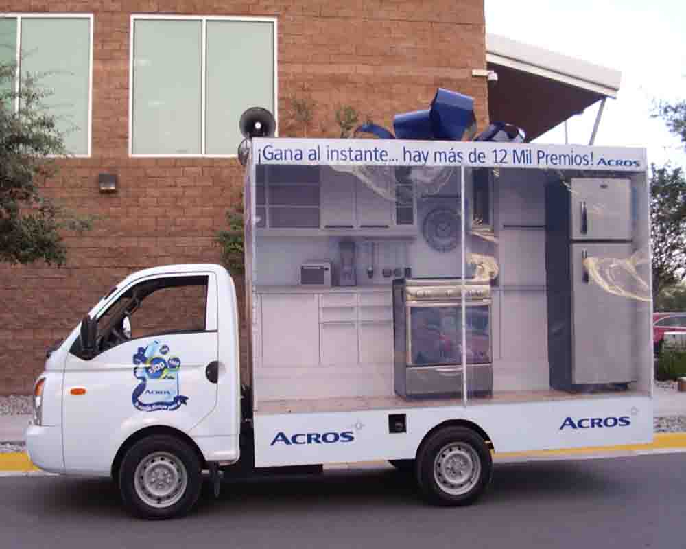 Vitrina Móvil de Explo para ACROS Vitrina Móvil de Explotumarca para ACROS