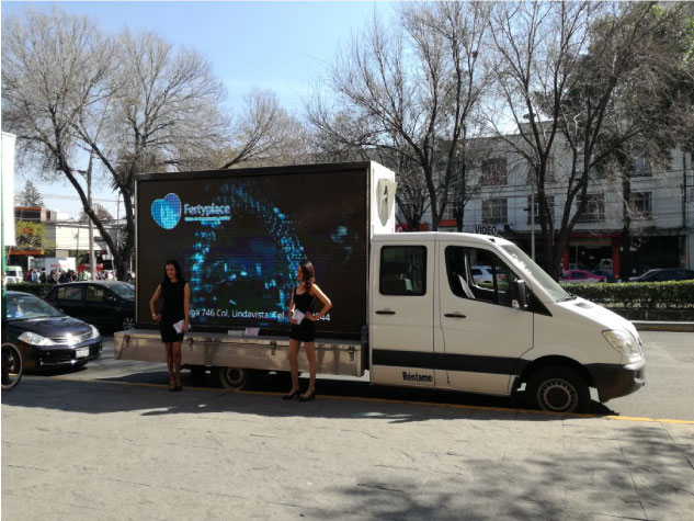Pantalla Valla Móvil Led Explo Explotumarca 2 Pantalla Móvil Led