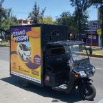 Moto Valla Movil Publicitaria Publicidad CDMX Ciudad de Mexico Explo Explotumarca