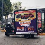 Moto Valla Movil Publicitaria Publicidad CDMX Ciudad de Mexico Explo Explotumarca